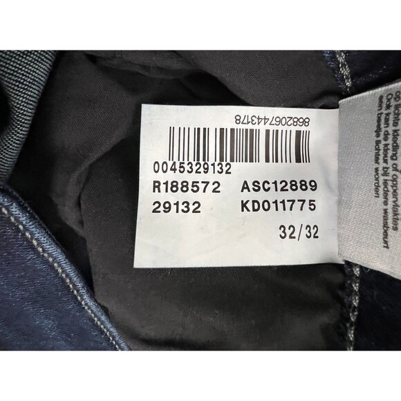 Mavi Mens Zach Straight Leg Jeans Blue 32/32 Denim Mid Rise 5 Pocket Medium Wash - Picture 10 of 14